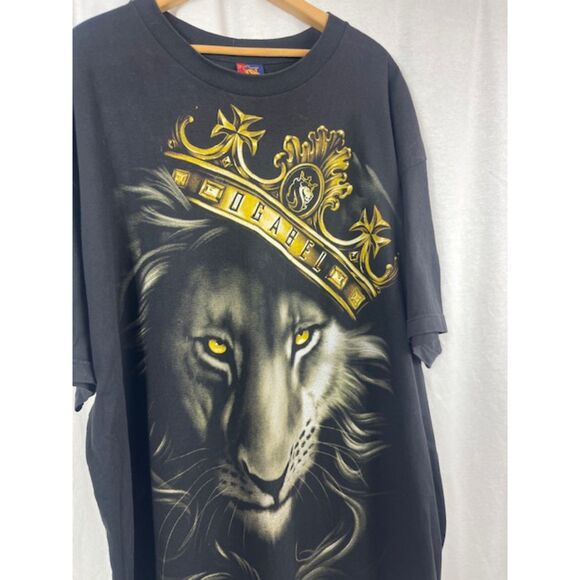 Vintage Y2K OG Abel Lion King T Shirt Tee Big Print Men's size XXL 2XL - Picture 2 of 5